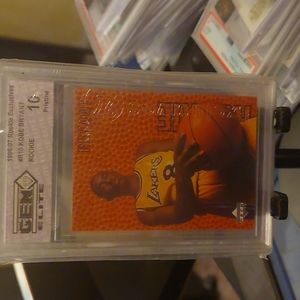 KOBE BRYANT EXCLUSIVES GEM MINT 10 ROOKIE GRADED PERFECT